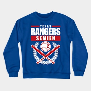 Texas Rangers Semien 2 American Baseball Crewneck Sweatshirt